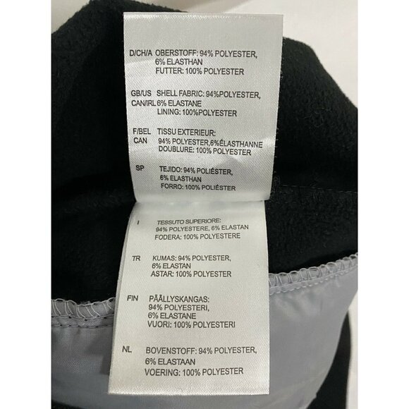 Vintage Killtec Black Insulated Waterproof Ski Snow Pants US 8 Suspender Stretch - Picture 12 of 12